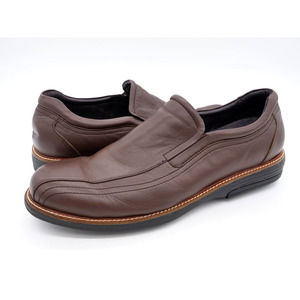 Gravity Defyer Loafers Mens 15 Brown Leather Pain Relief Comfort Dress Shoes